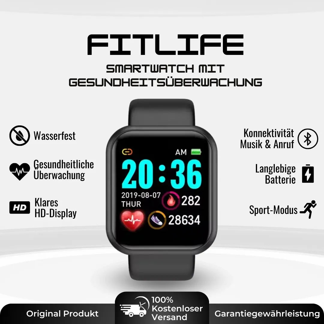 FitLife - Gesundheits- und Fitness-Smartwatch (2025)