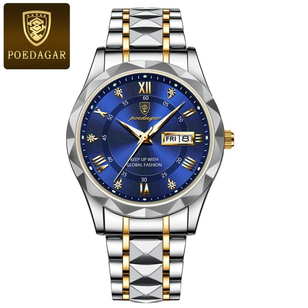 Wasserdichte Luxus-Herrenarmbanduhr der Top-Marke mit Leuchtfunktion