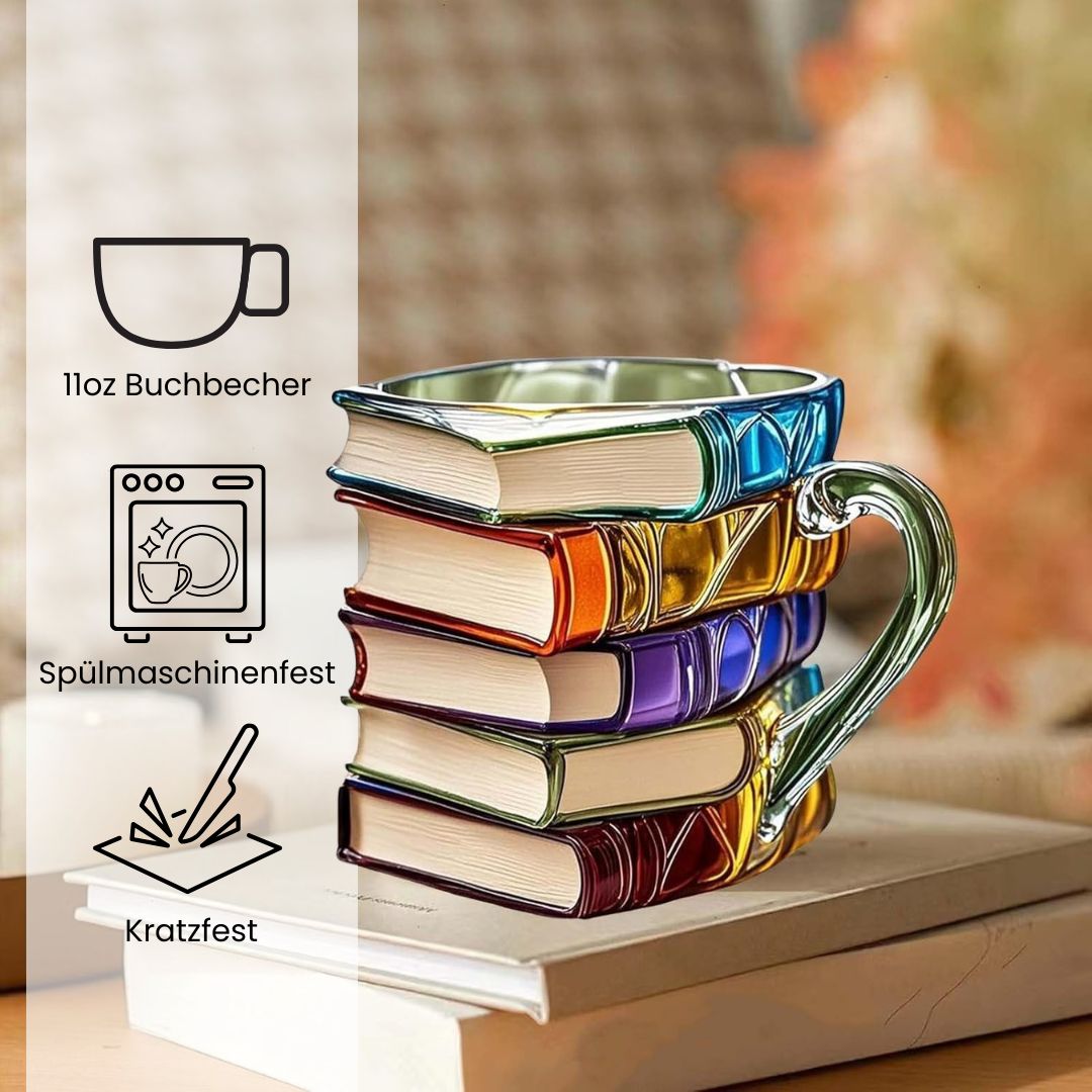 Handgemachte 3D Lese Freude Tasse - Original
