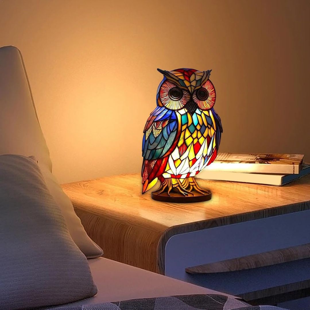 GlowOwl - handgefertigte Lampe, die Herzen zum Leuchten bringt