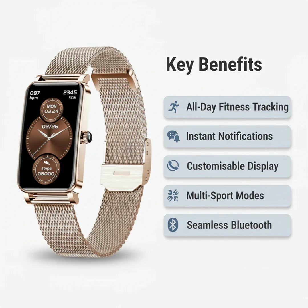 Smartwatch - Fitness-Tracking - Benachrichtigungsanzeige