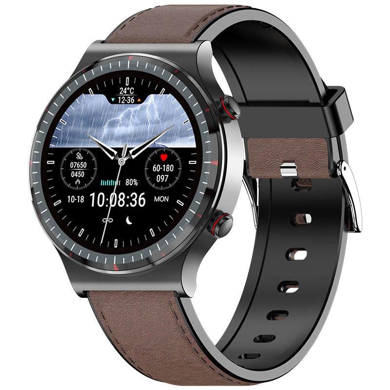 Medizinische EKG-Smartwatch | CFDA-zertifiziert | 512Hz High-Precision Biosensor | SpO2- & Herzfrequenz-Monitoring | KI-basierte Atemanalyse | IP67 Wasserdicht