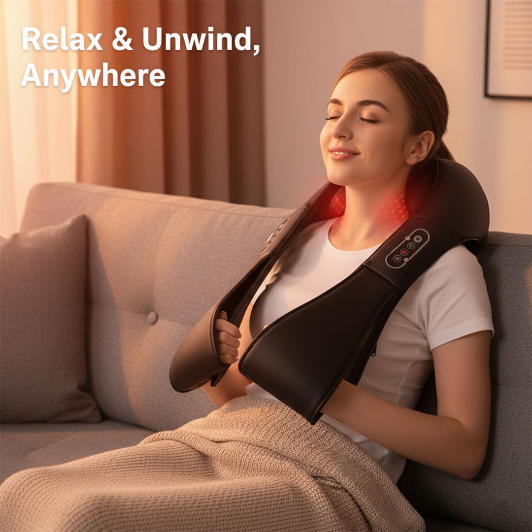 Nacken- und Schultermassager - Shiatsu - Beheizt