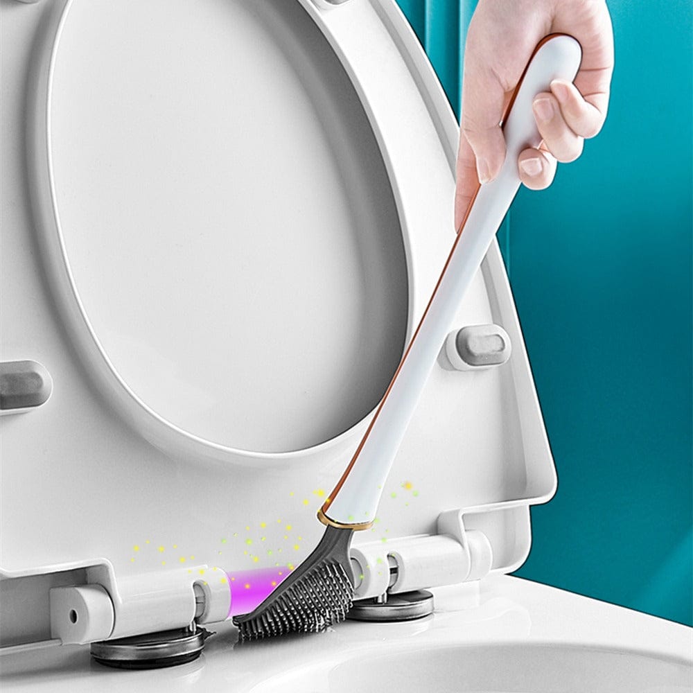 Zeitgemäße flexible Silikon-Toilettenbürste