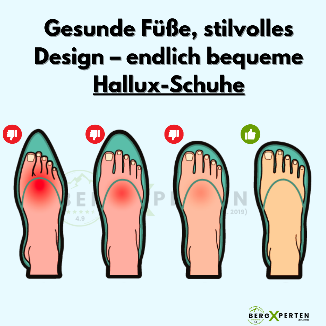 OrthoTrekking Pro Hallux – Ergonomische Hallux Valgus Wander- und Trekking Schuhe