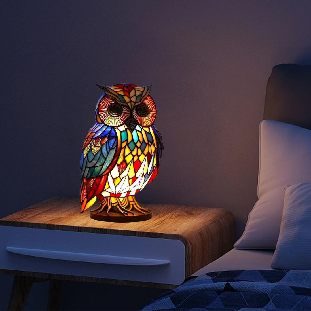 GlowOwl - handgefertigte Lampe, die Herzen zum Leuchten bringt