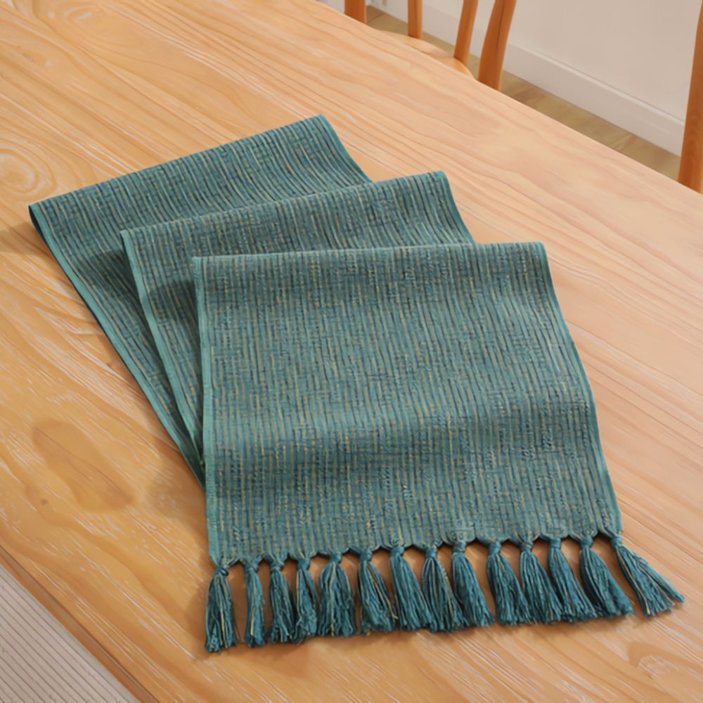 Boho Gewebter Tischläufer