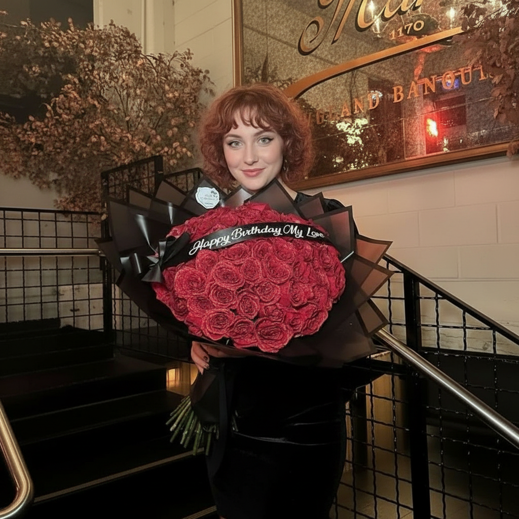 Ewige Glitzer-Rose | Handgefertigte Dekorative Kunstblume | Funkelndes Kristall-Finish | Exklusives Geschenkset für besondere Anlässe | Dauerhaft & Pflegefrei