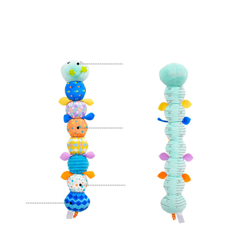 Sinnlicher Plüschrassel- und Musikcaterpillar