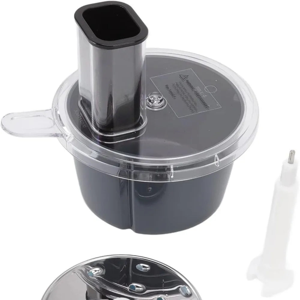 MixWerk Thermomix Schneide-Set für TM6 & TM5 | Gemüseschneider & Käse-Reibe | Schneideaufsatz für Radieschen & Süßkartoffeln | Zubehör mit Behälter