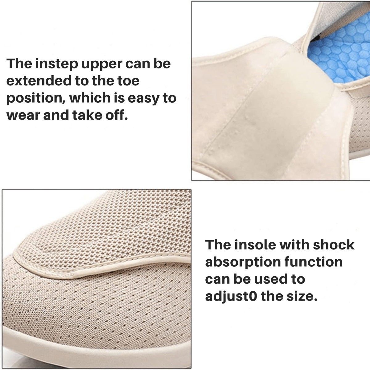 SWELLCARE – Diabetiker Schuhe mit Memory Foam für geschwollene Füße