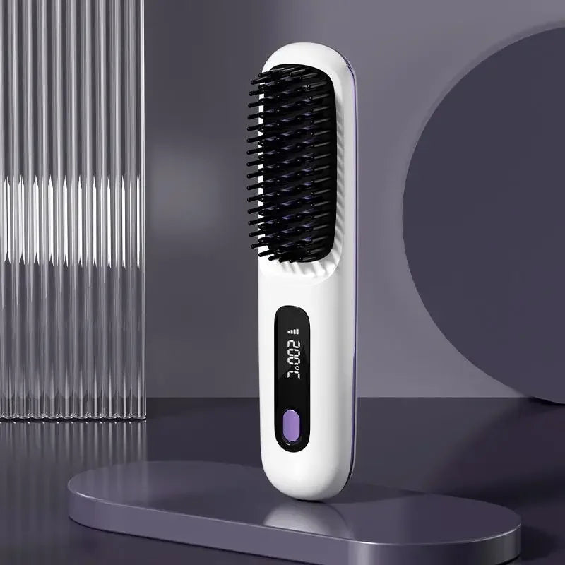 Glissara | Kabelloser Haarglätter | USB-Ladefunktion & LCD-Display | Keramik- & Ionentechnologie