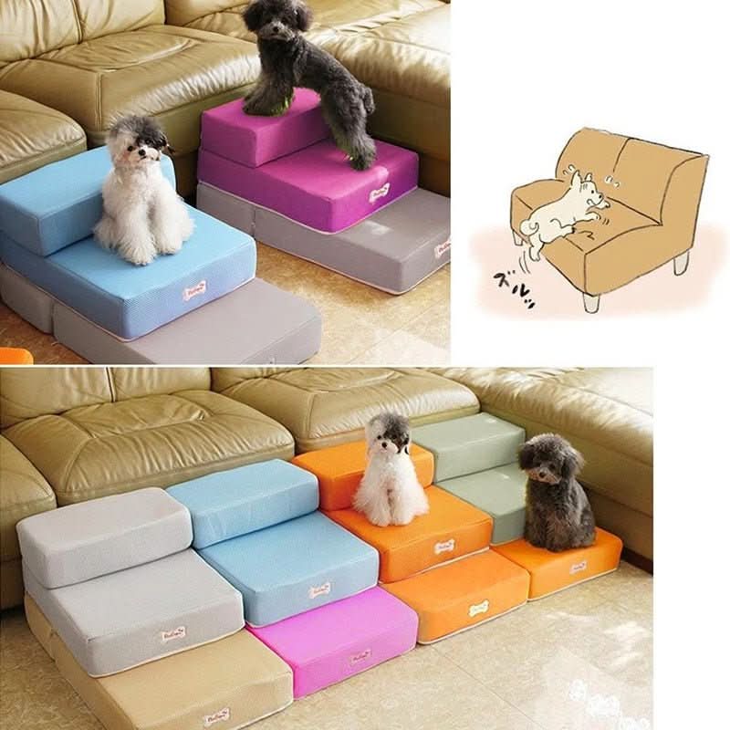 DOGSTEP PRO – Luxuriöse Hundetreppe für gelenkschonenden Zugang zu Sofa & Bett