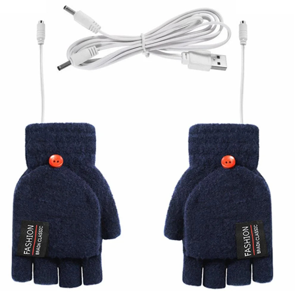USB wiederaufladbare warme Welle beheizte Handschuhe