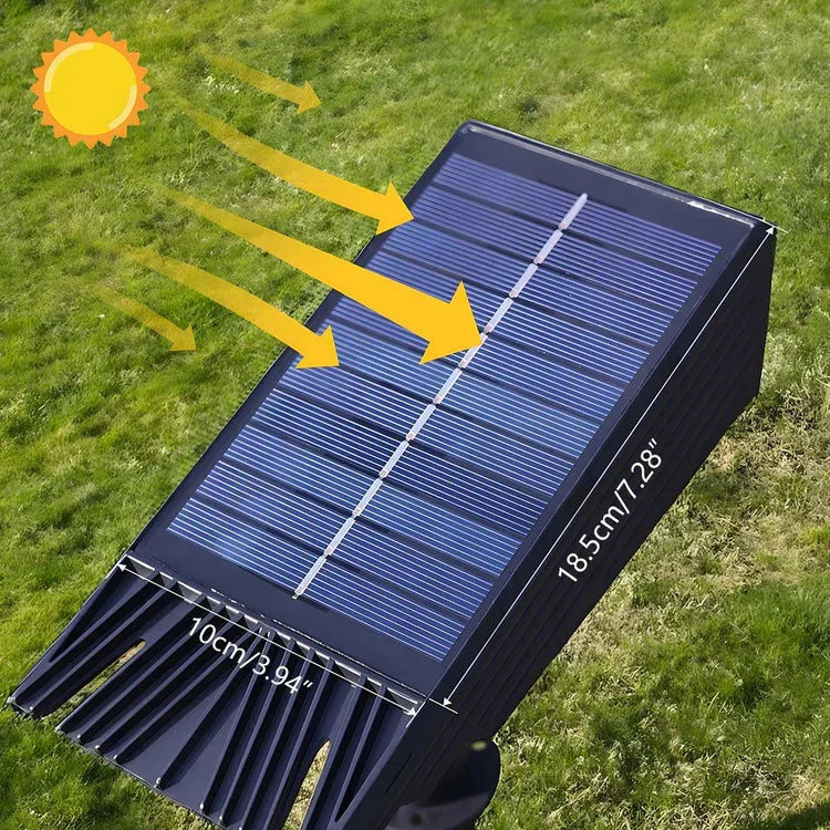 Solar LED Spotlight - Solarbetriebene Sicherheitslichter - Außenstrahler