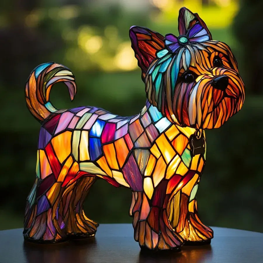 Licht Hund - handgefertigte Lampe, die Herzen zum Strahlen bringt