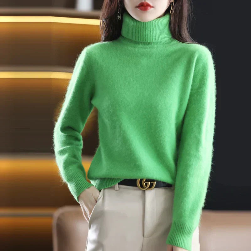 Weicher Rollkragenpullover aus Kaschmir | Damen
