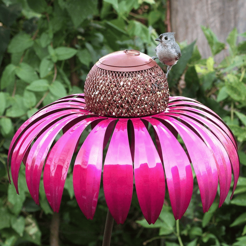 1+1 GRATIS | FloraBird - Kegel-Blumen-Vogelfutterhaus