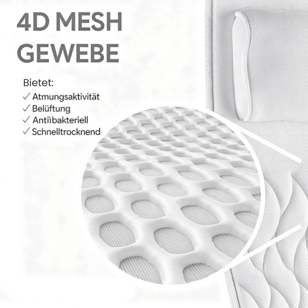 Badewannen-Kissen | Ergonomisches Badekissen | Komfortabel in der Badewanne | Badelux