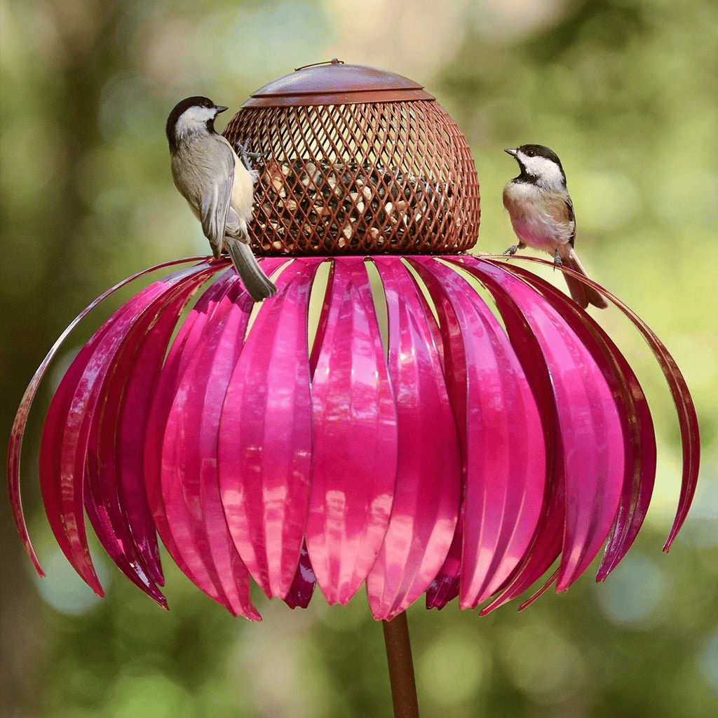 1+1 GRATIS | FloraBird - Kegel-Blumen-Vogelfutterhaus