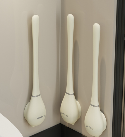 Zeitgemäße flexible Silikon-Toilettenbürste