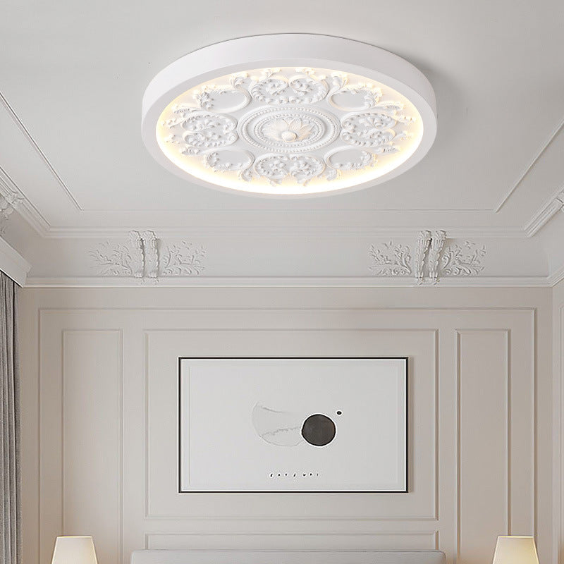 Moderne Harz-Deckenlampe mit variabler Lichtfarbe