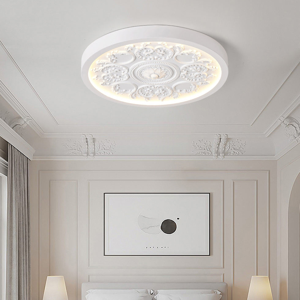 Moderne Harz-Deckenlampe mit variabler Lichtfarbe