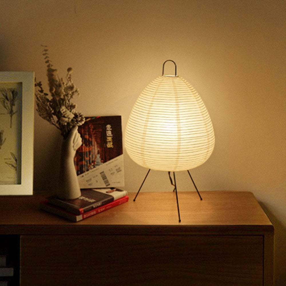 Tischlampe Reispapier Retro Japanisch Design