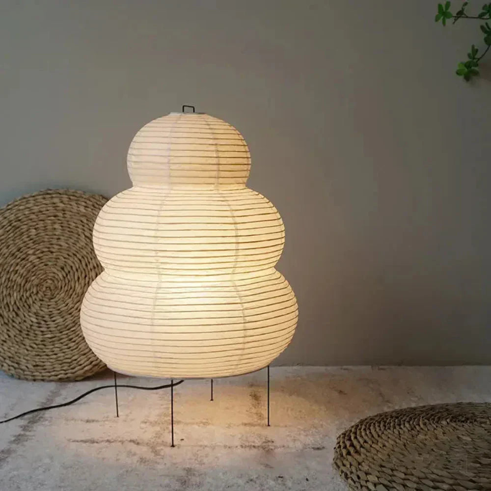 Tischlampe Reispapier Retro Japanisch Design