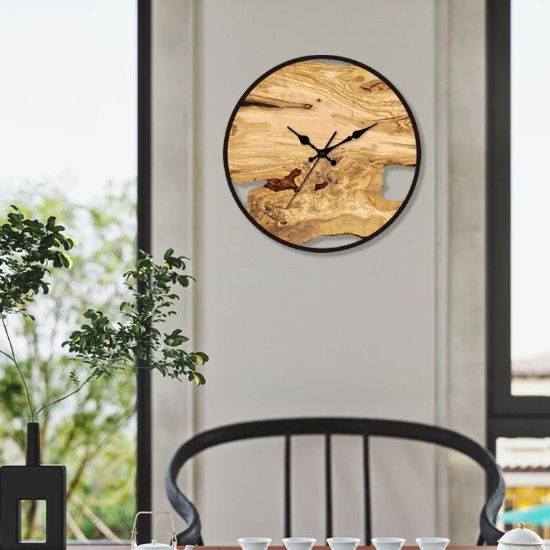 Transparente Wanduhr