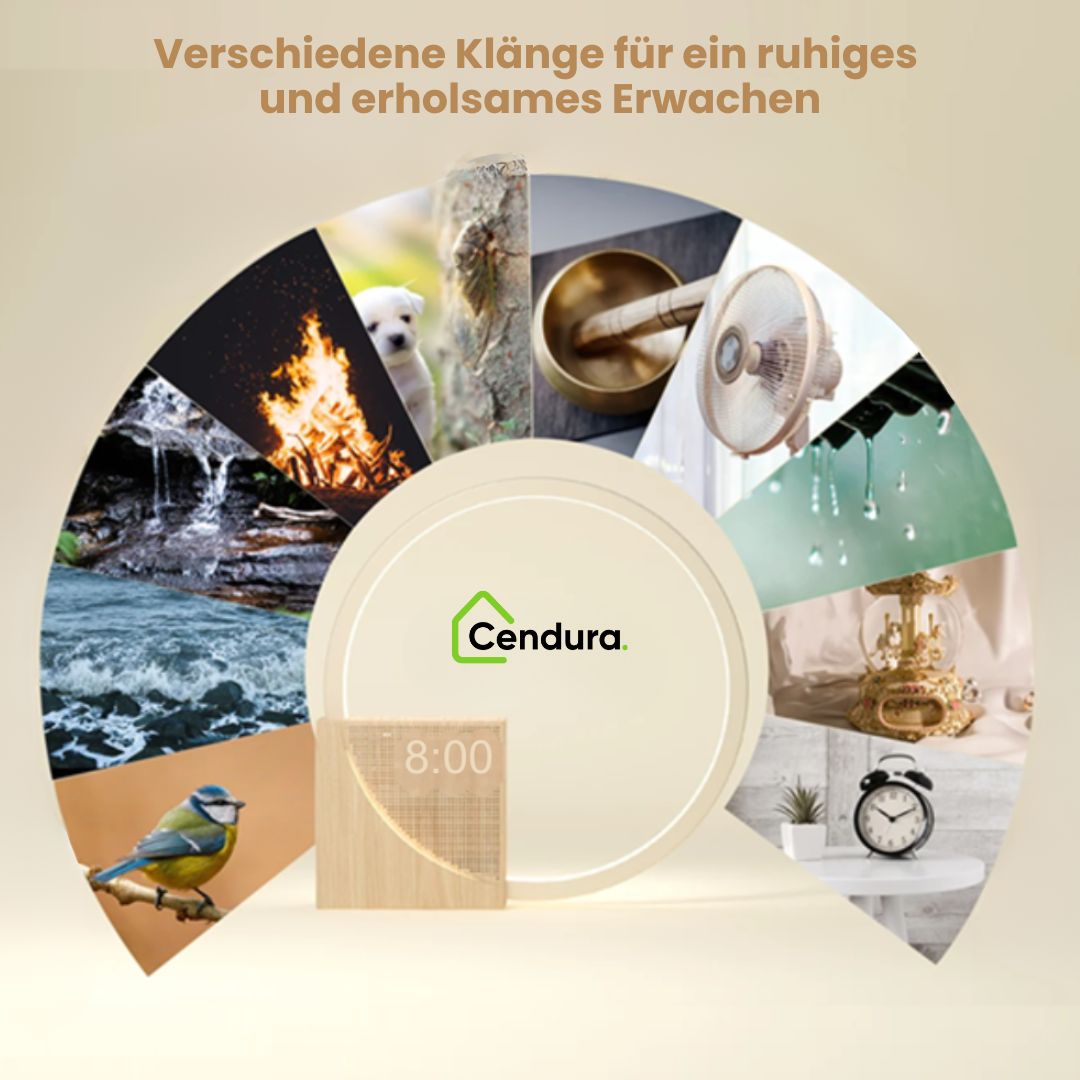 Sonnenaufgang-Wecker mit Licht | Wecker mit Ladefunktion | WakeLight