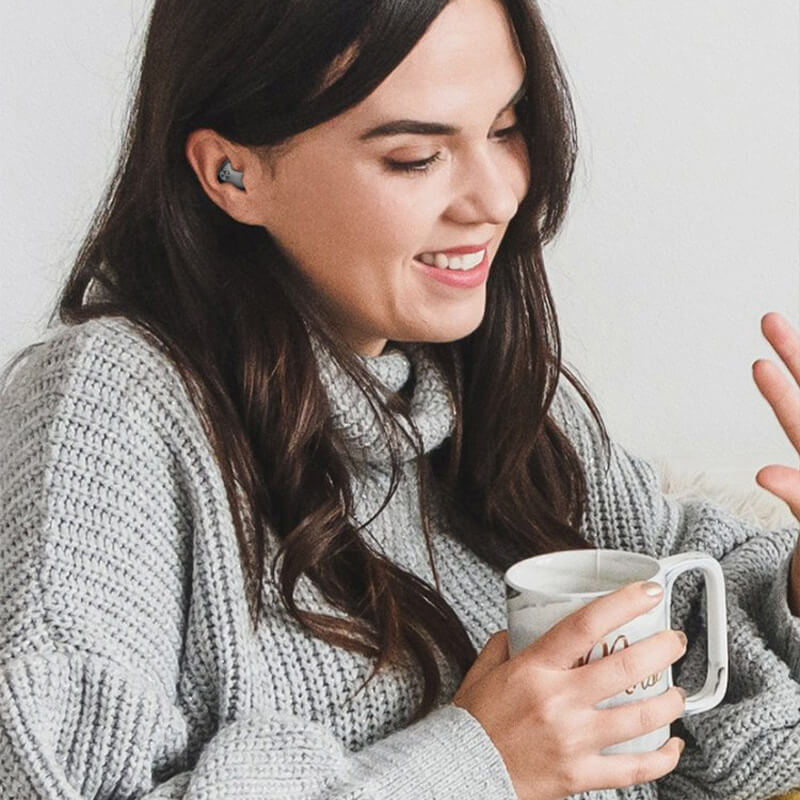 Silentone Unsichtbare Schlafkopfhörer Drahtlos | Bluetooth 5.3 | Geräuschunterdrückung & IPX5 Wasserdicht | 24h Akkulaufzeit