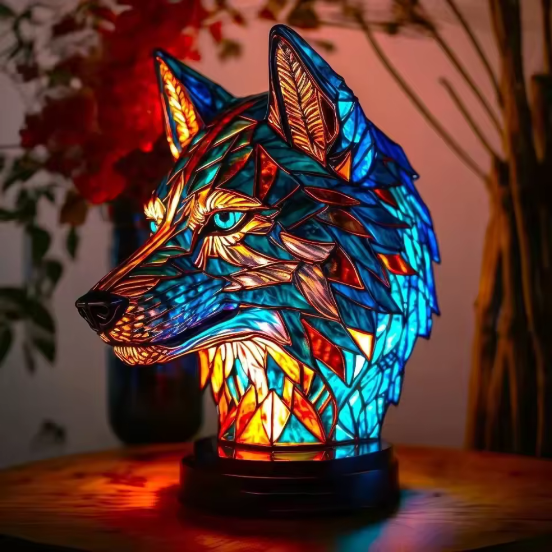 LeuchtWolf - handgefertigte Lampe, die Herzen zum Strahlen bringt