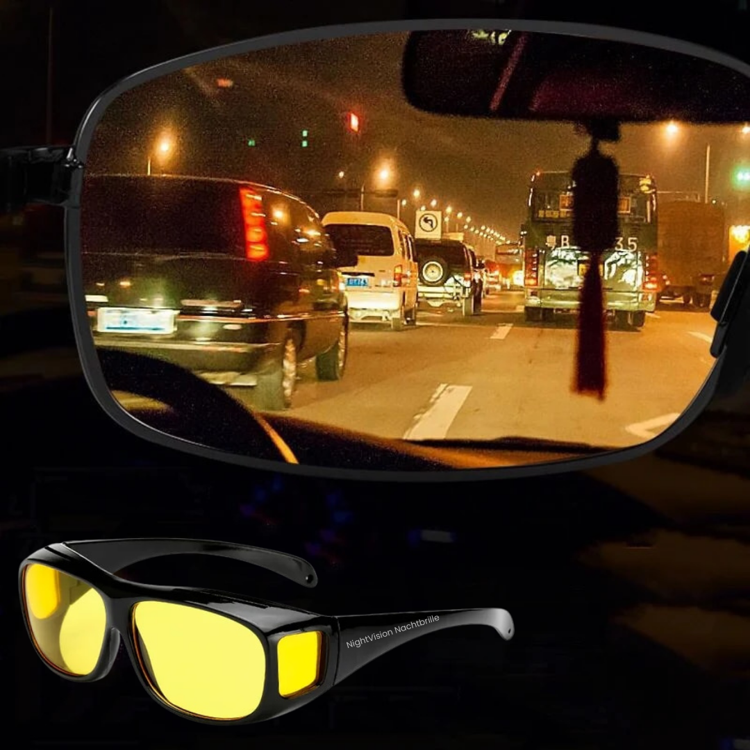(1 + 1 Gratis) NightVision Nachtsichtbrillen für besseres Sehen