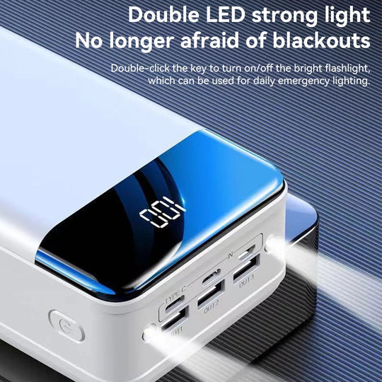 Voltaro Powerbank 50.000 mAh | Ultra-Schnellladen | Für Laptop, Tablet & Smartphone | Handlich & Extrem Leistungsstark