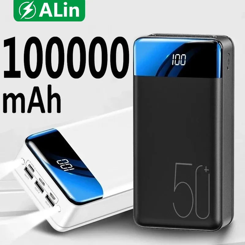 Voltaro Powerbank 50.000 mAh | Ultra-Schnellladen | Für Laptop, Tablet & Smartphone | Handlich & Extrem Leistungsstark
