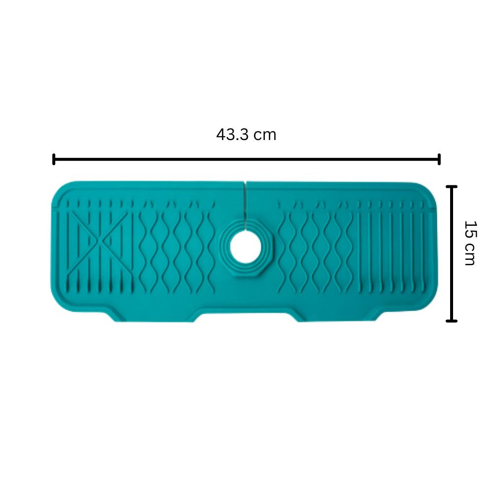 Aqua Slope Gummi Wasserhahn Spülmatte