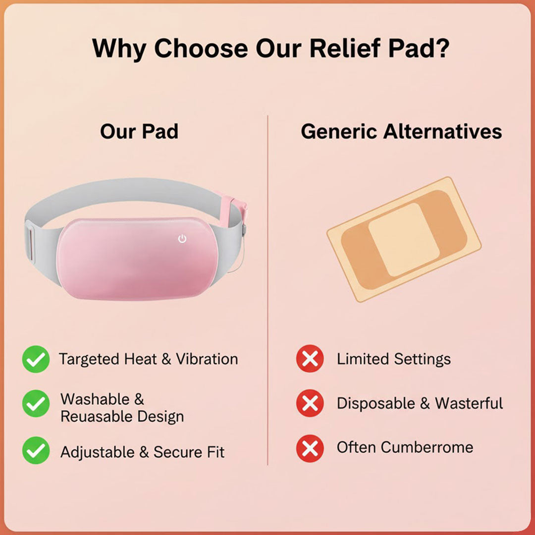 Menstruationsschmerzlinderungs-Pad - Heiztherapie - Waschbar