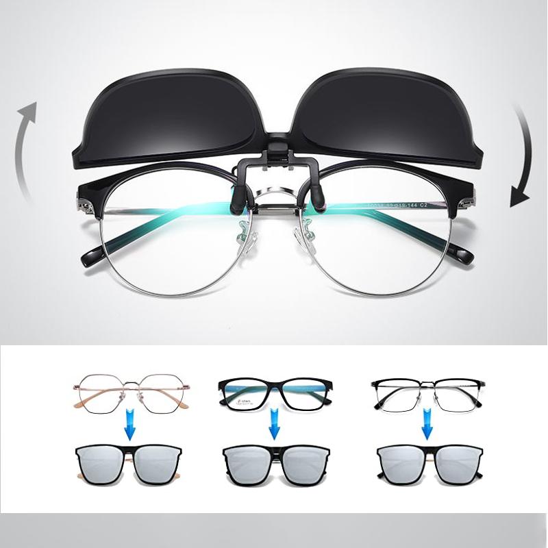 Neue polarisierte Clip-On Flip-Up Sonnenbrille