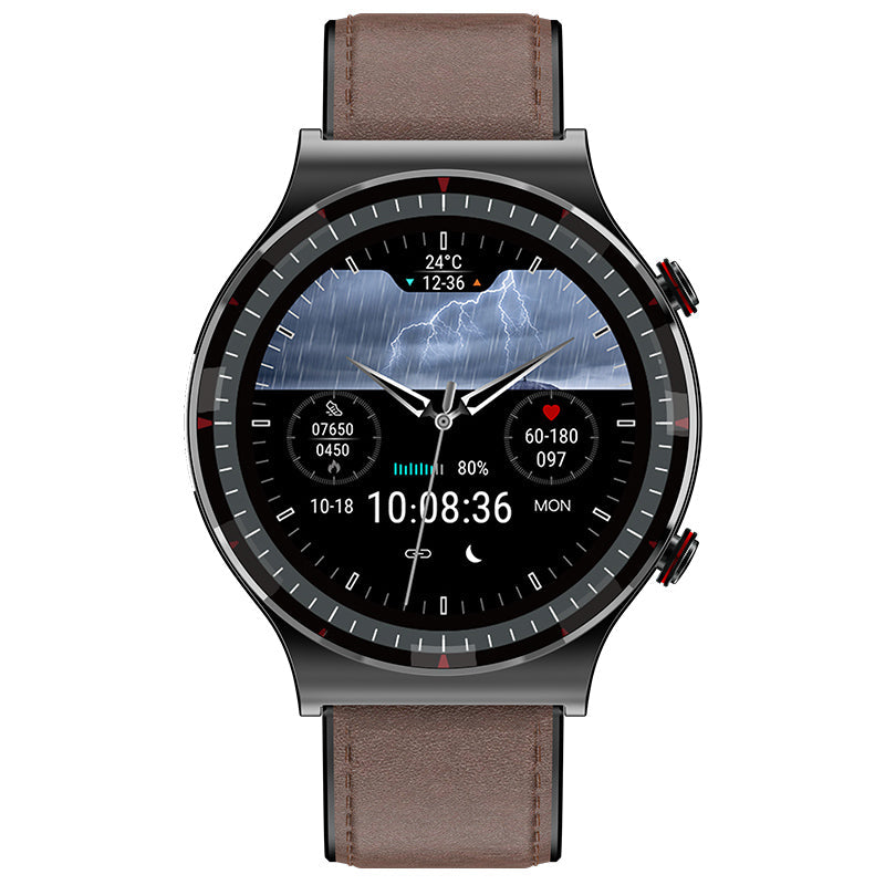 Medizinische EKG-Smartwatch | CFDA-zertifiziert | 512Hz High-Precision Biosensor | SpO2- & Herzfrequenz-Monitoring | KI-basierte Atemanalyse | IP67 Wasserdicht