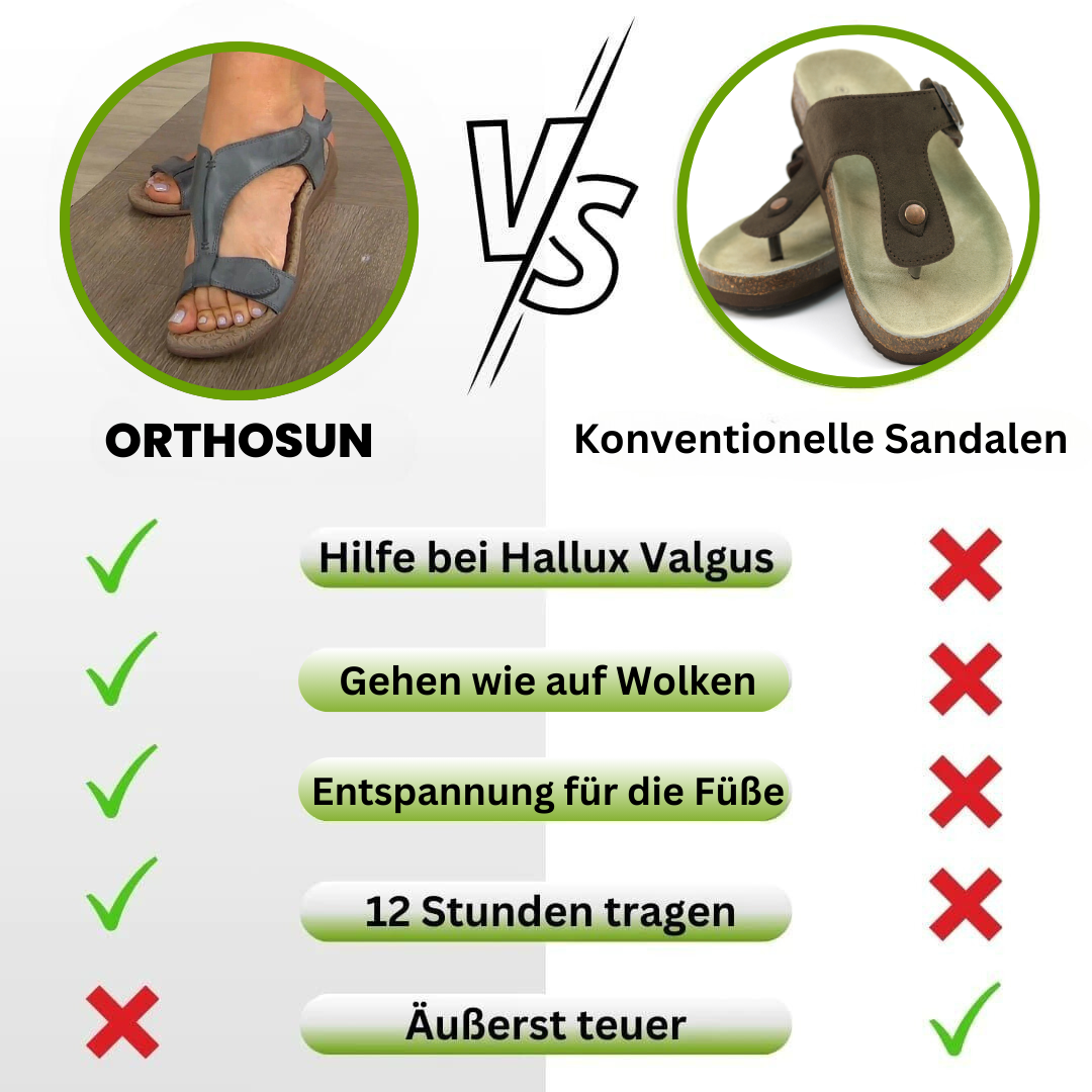 OrthoSun - ergonomische Schmerztherapie-Sandalen