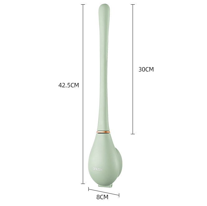 Zeitgemäße flexible Silikon-Toilettenbürste