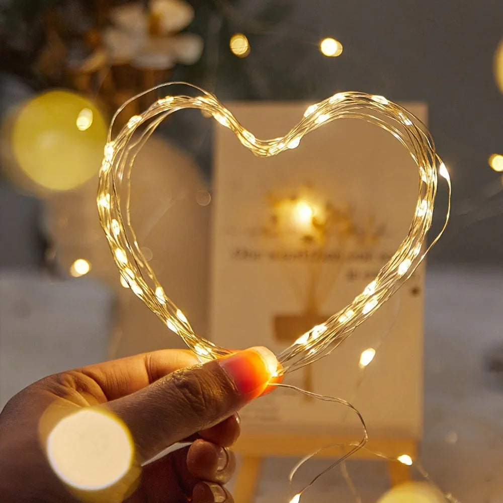Feen-Lichterkette - Batteriebetrieben - Warmweiß