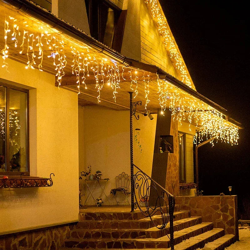 Eiszapfenlichter - Außenbeleuchtung - LED-Dekor
