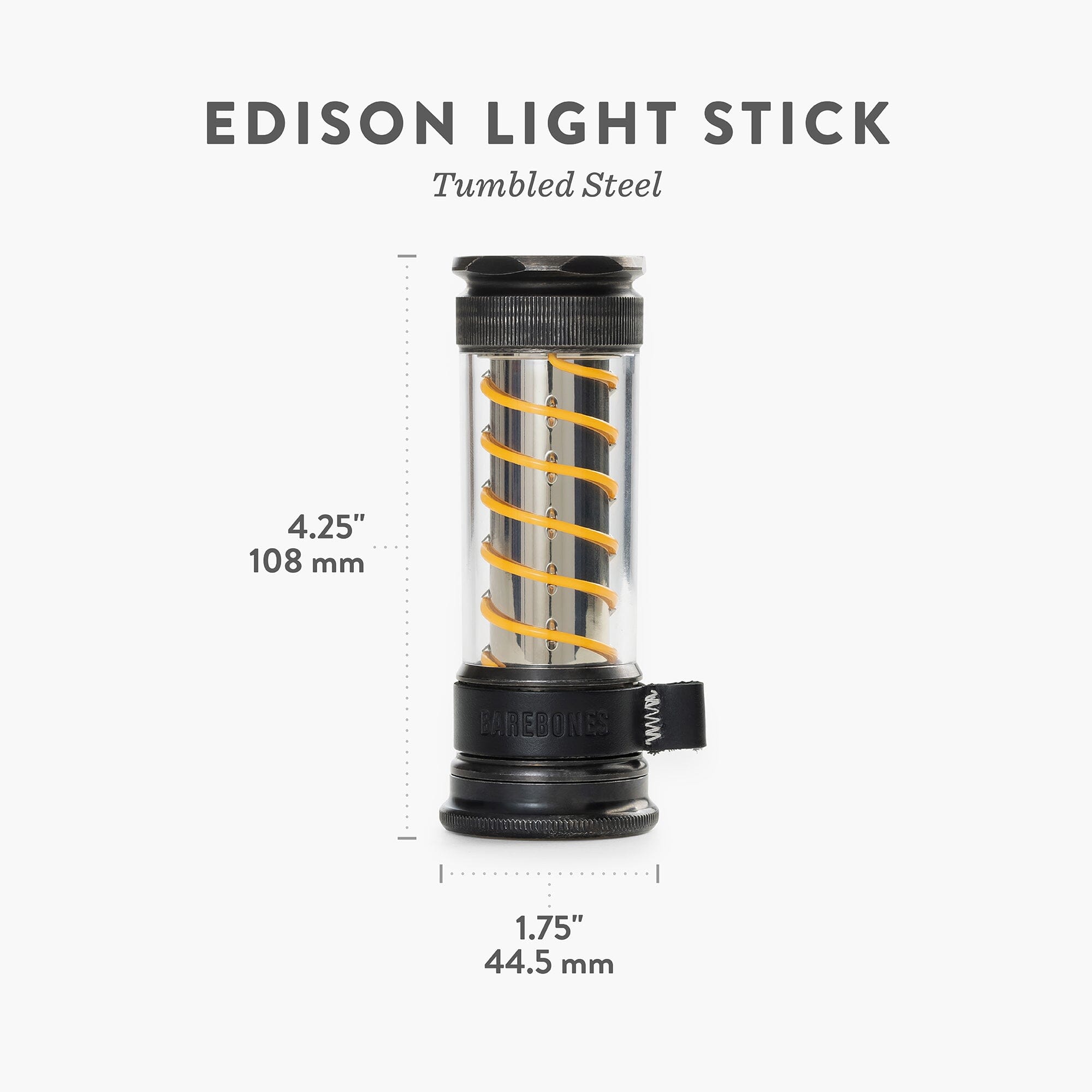Edison Light Stick – Multifunktionale Laterne und Taschenlampe mit USB-C-Ladefunktion und 7 Beleuchtungsmodi