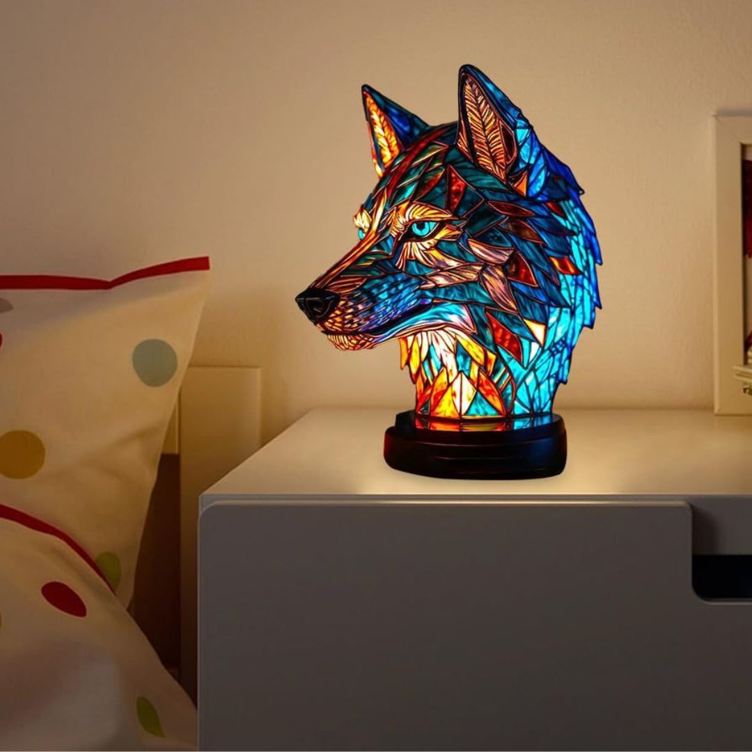 LeuchtWolf - handgefertigte Lampe, die Herzen zum Strahlen bringt