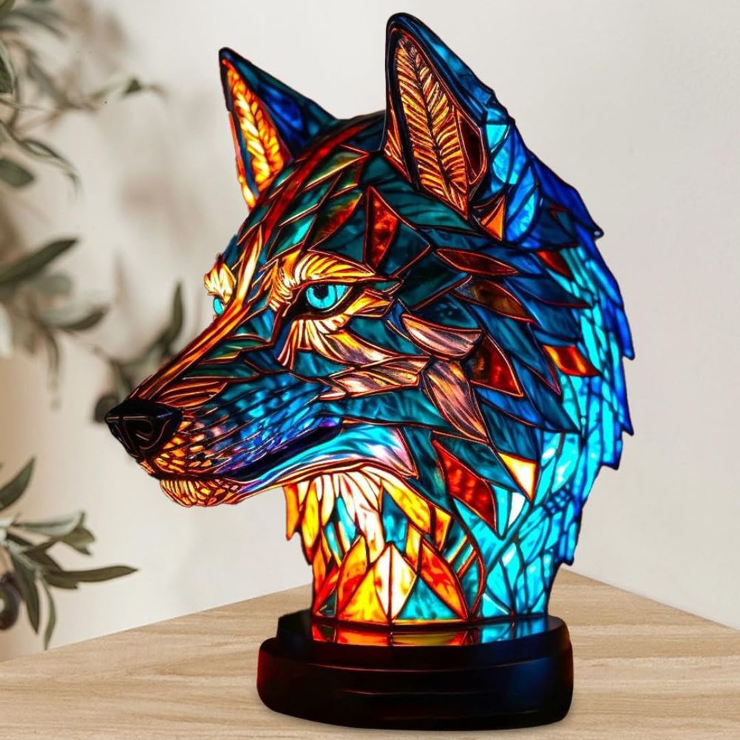 LeuchtWolf - handgefertigte Lampe, die Herzen zum Strahlen bringt