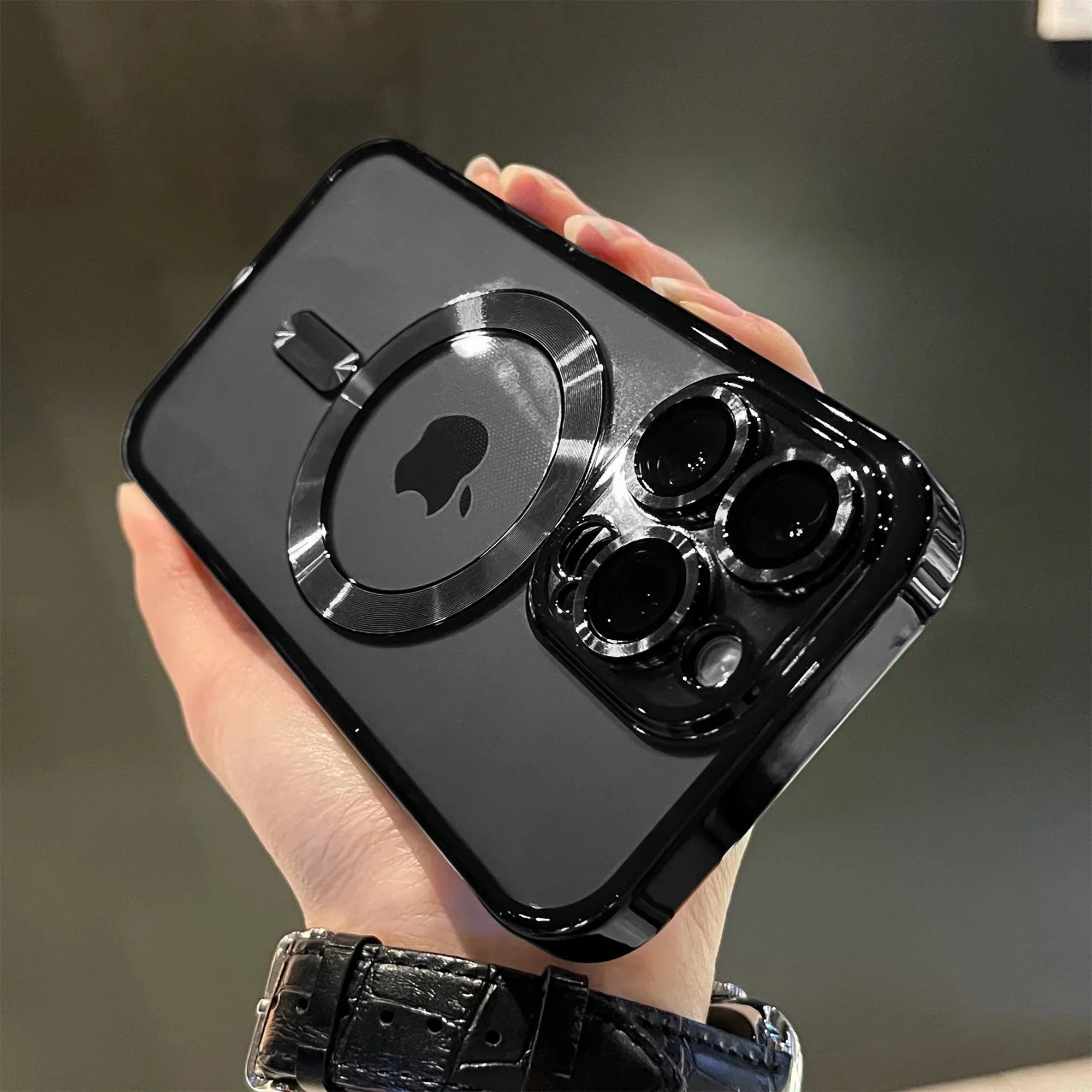 Plating Clear Soft Magnetic Case für iPhone