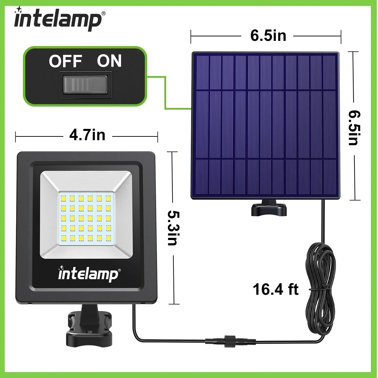 Solar LED Sicherheitsstrahler LumiSecure Duo | 2er-Pack | 1200LM Superhell | IP65 Wasserdicht | Garten, Hof & Terrasse