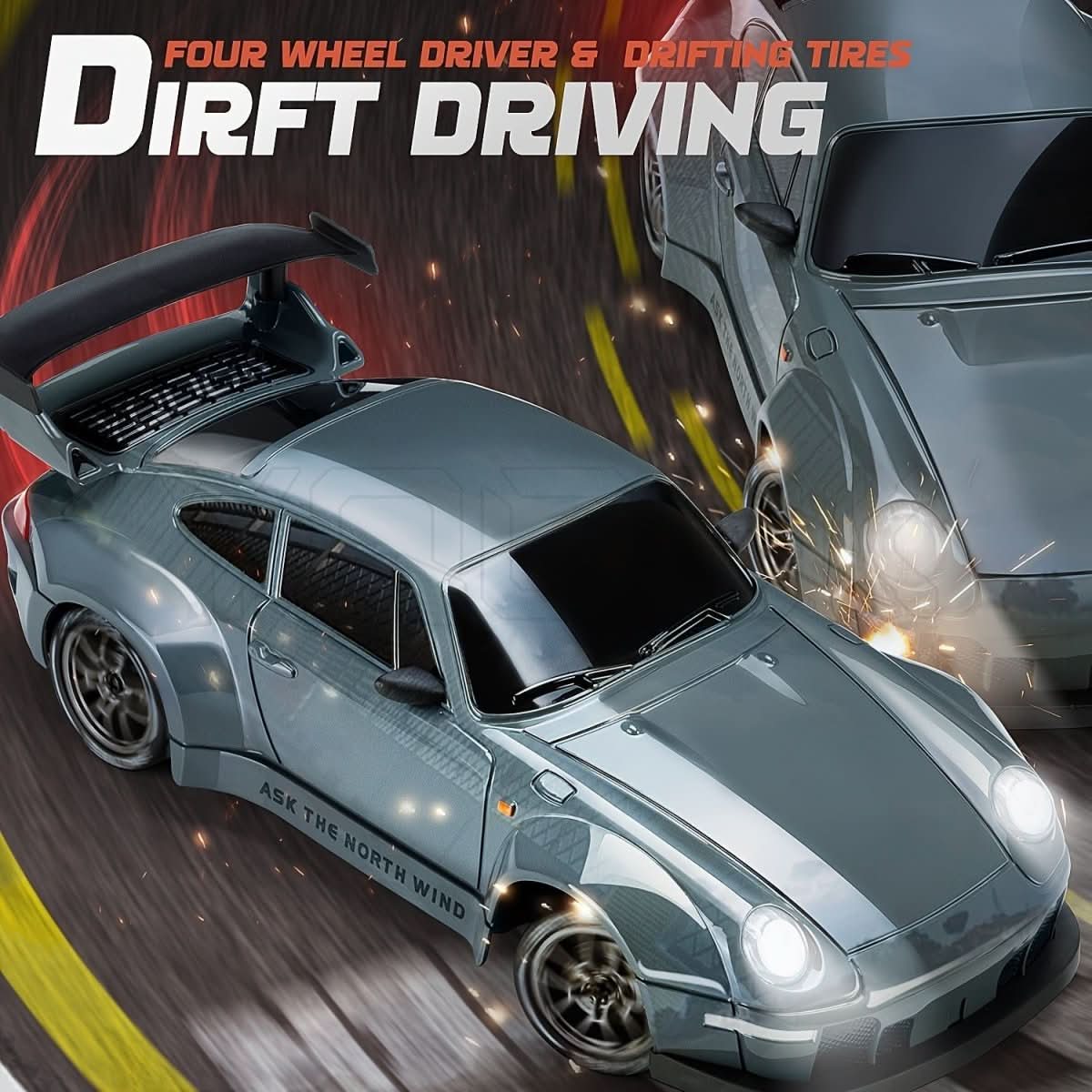 DRIFTRACER – RC Auto für LED Drift & 4WD Spaß